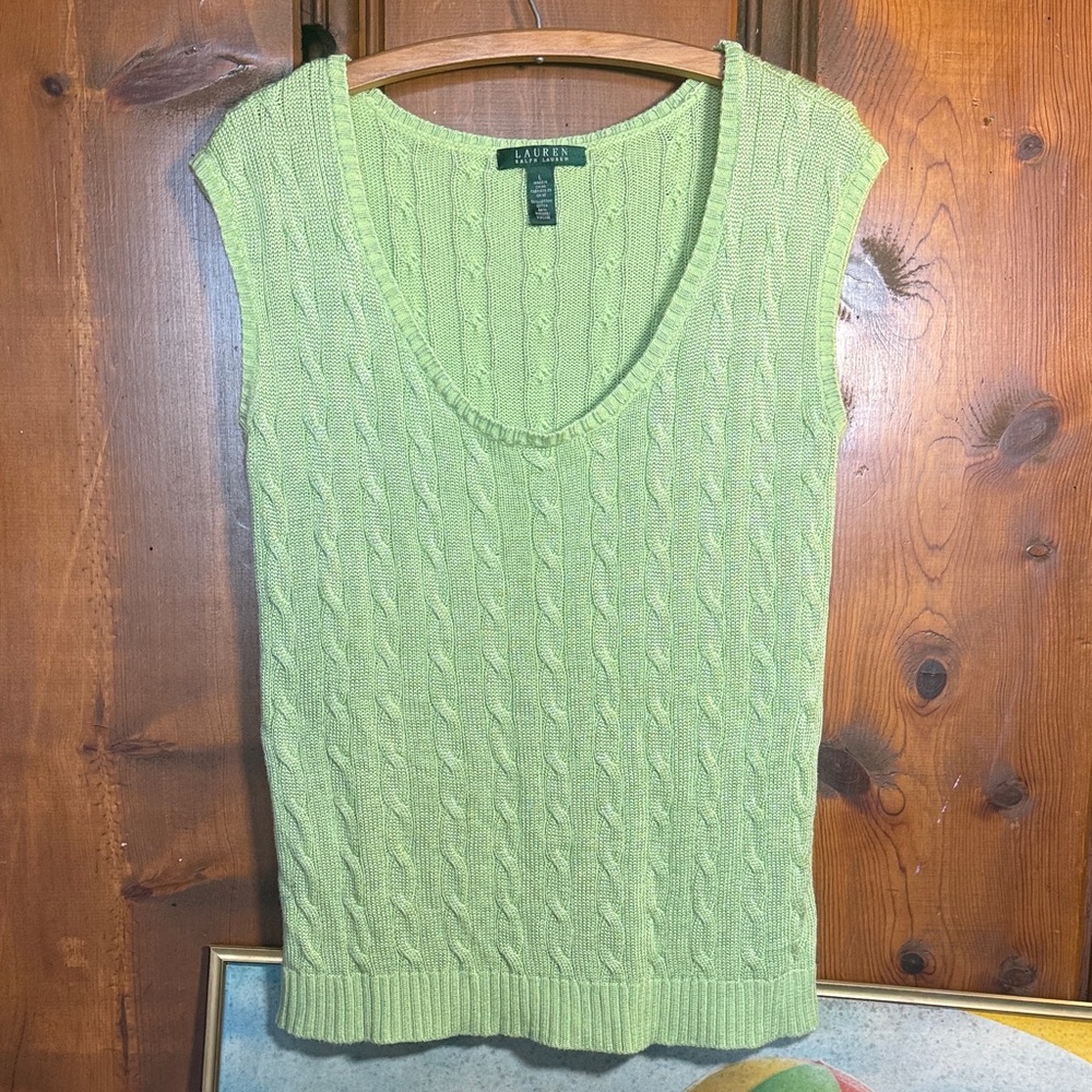 Ralph Lauren Mint Green Knit Top